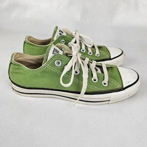 Converse Chuck Taylor All Star Men 5 Women 7 Low Green Shoe Sneaker Made in USA
